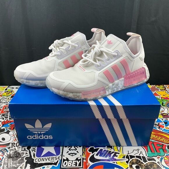 Adidas NMD R1 Holographic Pink Women's Various Sizes - Picture 1 of 13